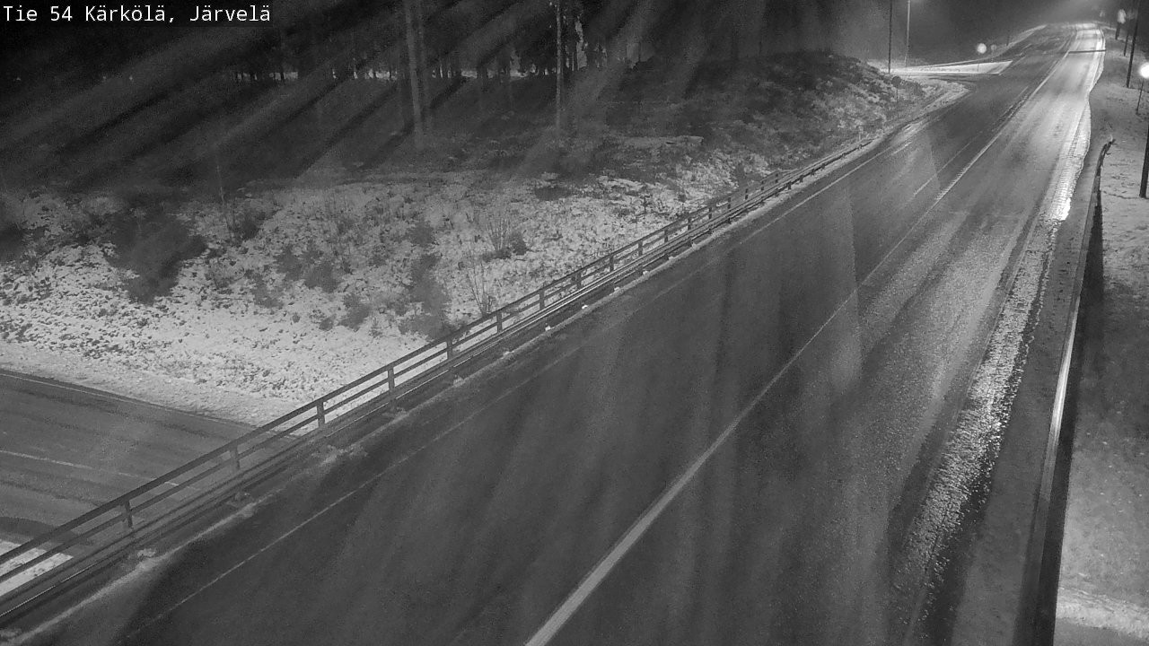 Weather Camera Image Väg 54 Kärkölä, Järvelä, Kärkölä, Päijät-Häme