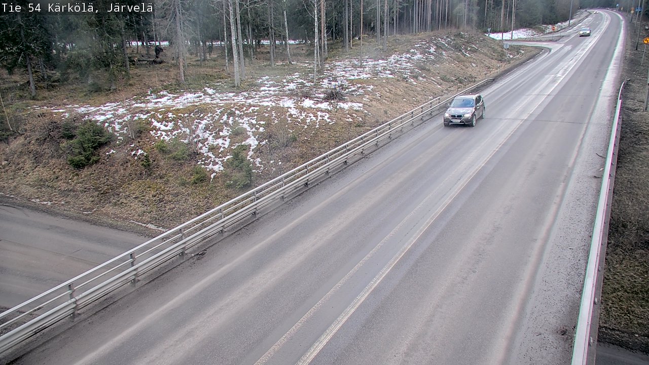 Weather Camera Image Väg 54 Kärkölä, Järvelä, Kärkölä, Päijät-Häme