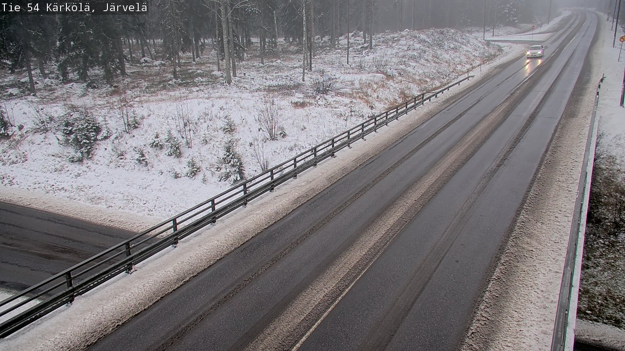 Weather Camera Image Väg 54 Kärkölä, Järvelä, Kärkölä, Päijät-Häme