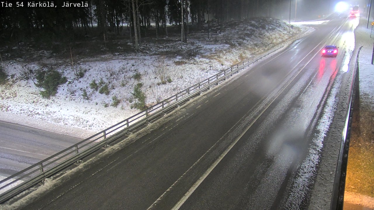 Weather Camera Image Väg 54 Kärkölä, Järvelä, Kärkölä, Päijät-Häme