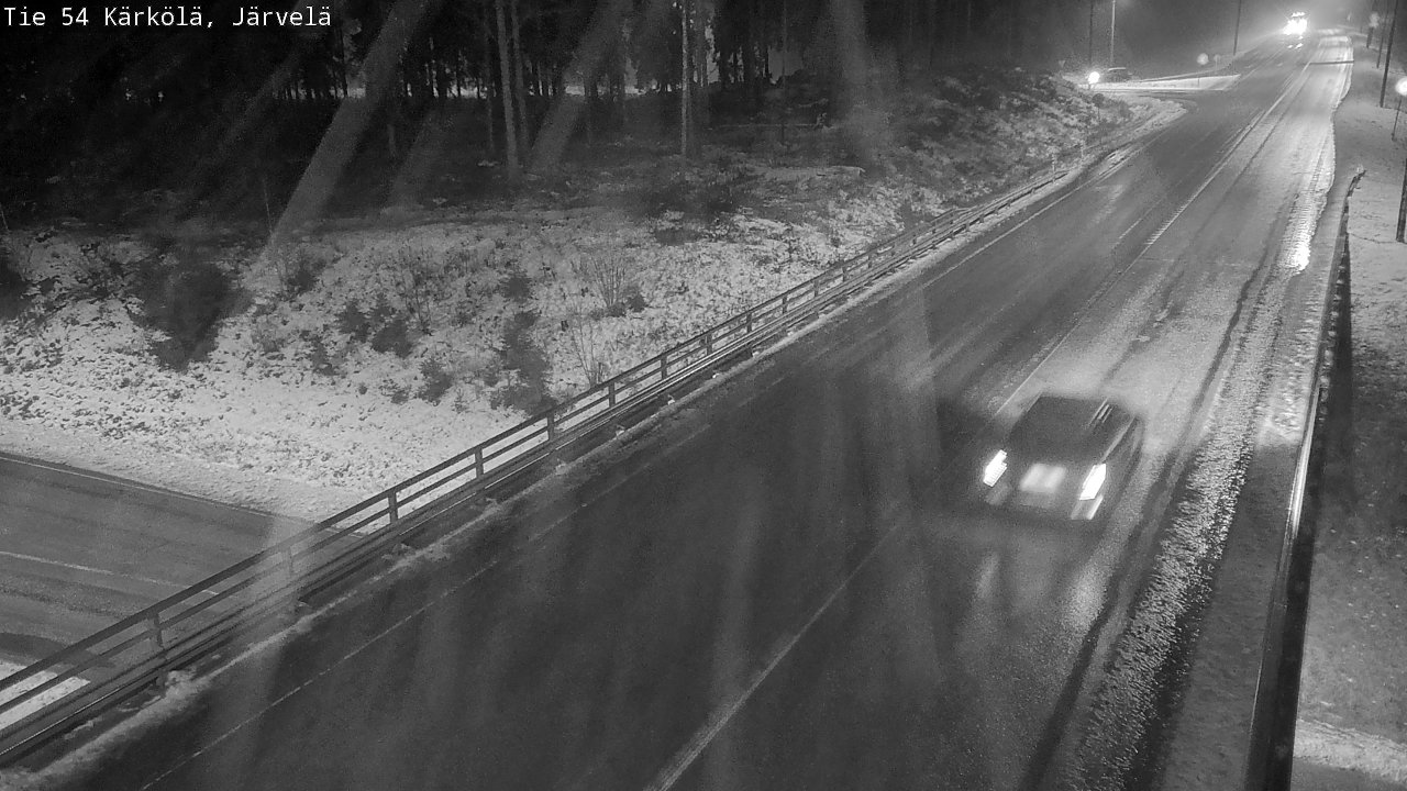 Weather Camera Image Väg 54 Kärkölä, Järvelä, Kärkölä, Päijät-Häme