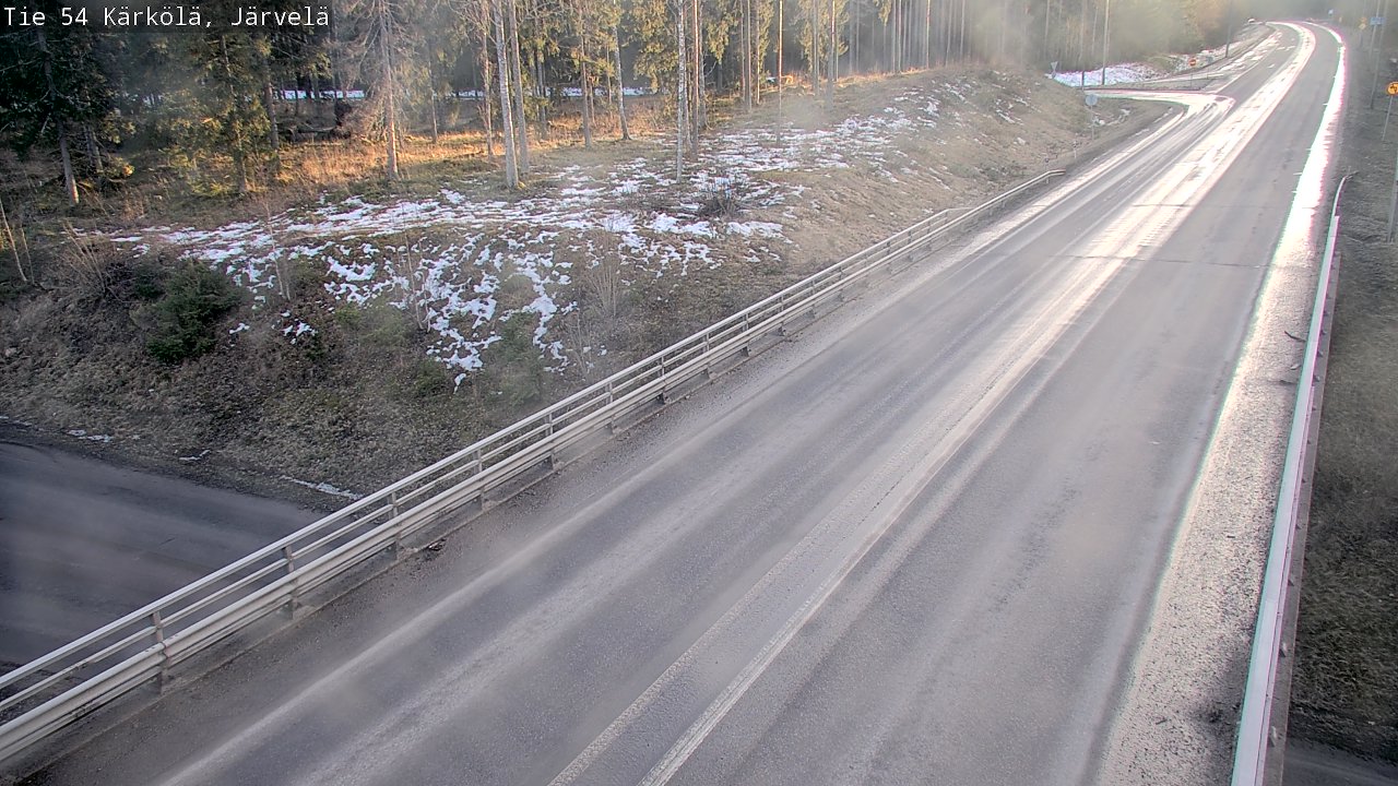Weather Camera Image Väg 54 Kärkölä, Järvelä, Kärkölä, Päijät-Häme