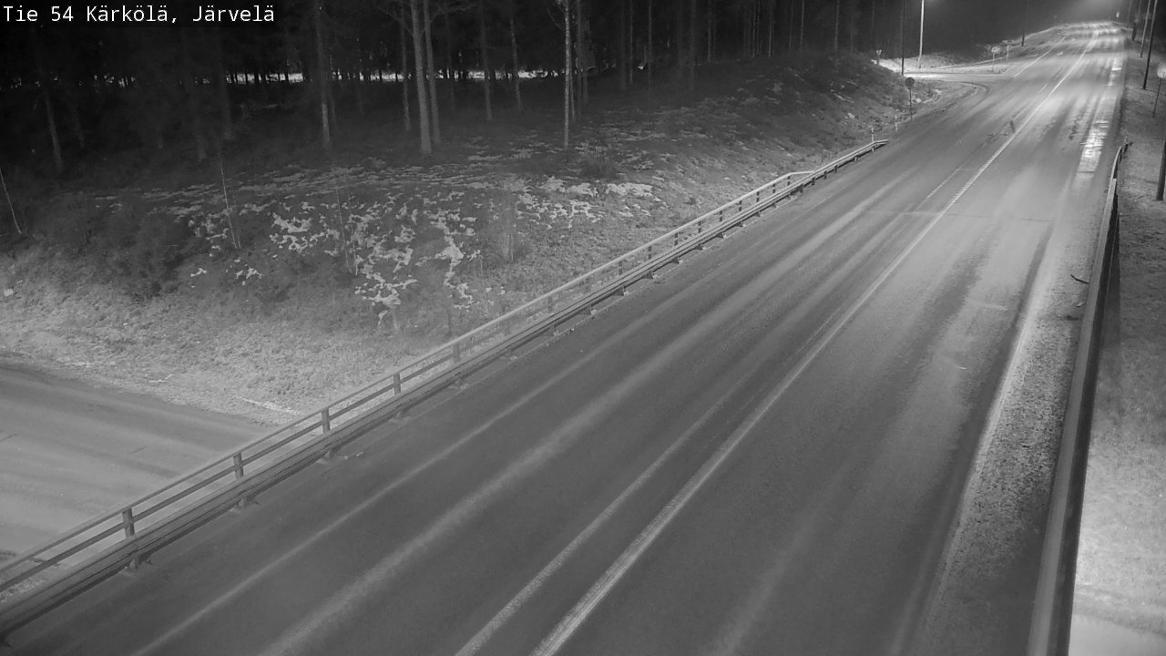 Weather Camera Image Väg 54 Kärkölä, Järvelä, Kärkölä, Päijät-Häme