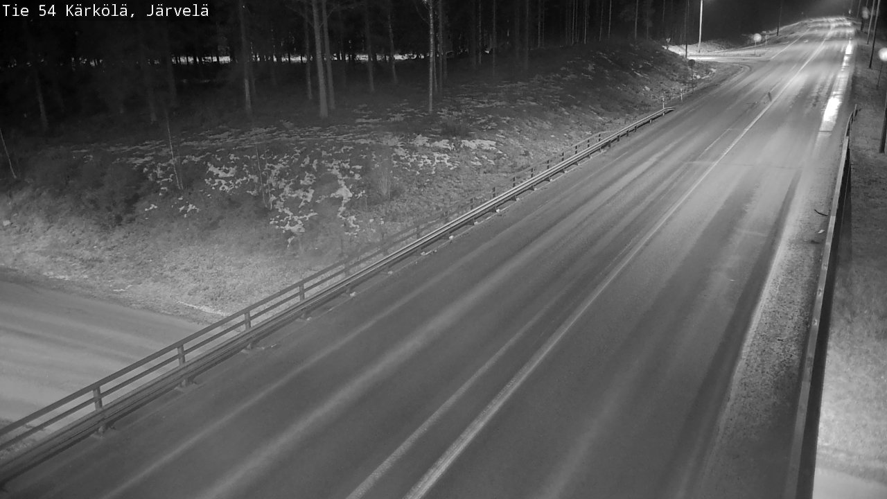 Weather Camera Image Väg 54 Kärkölä, Järvelä, Kärkölä, Päijät-Häme