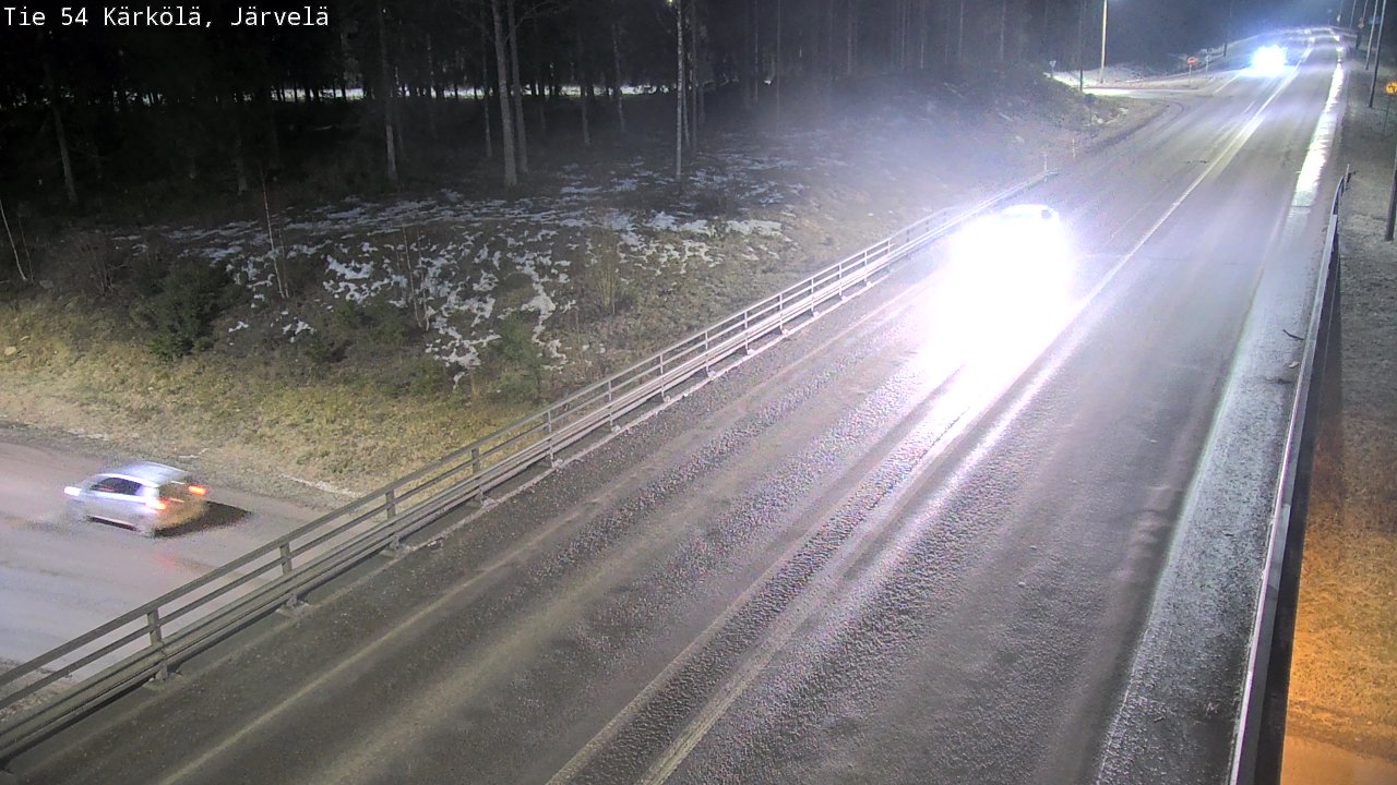 Weather Camera Image Väg 54 Kärkölä, Järvelä, Kärkölä, Päijät-Häme
