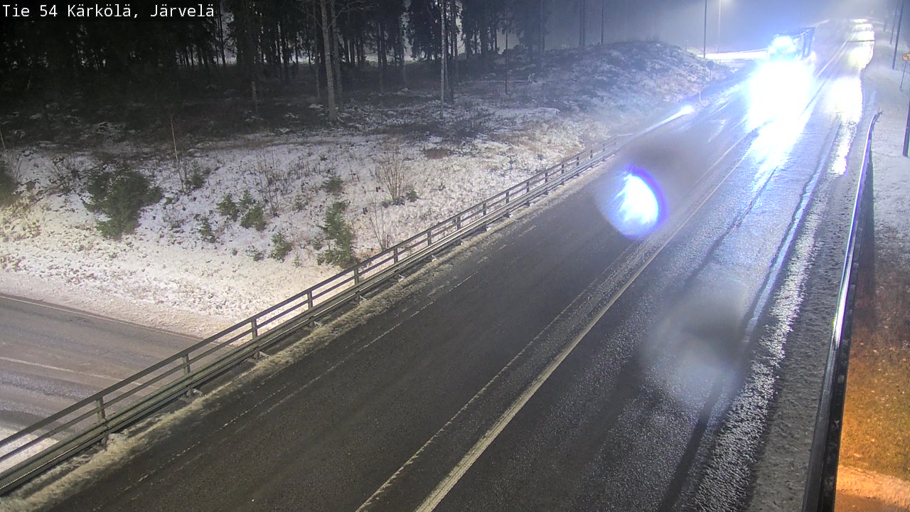 Weather Camera Image Väg 54 Kärkölä, Järvelä, Kärkölä, Päijät-Häme