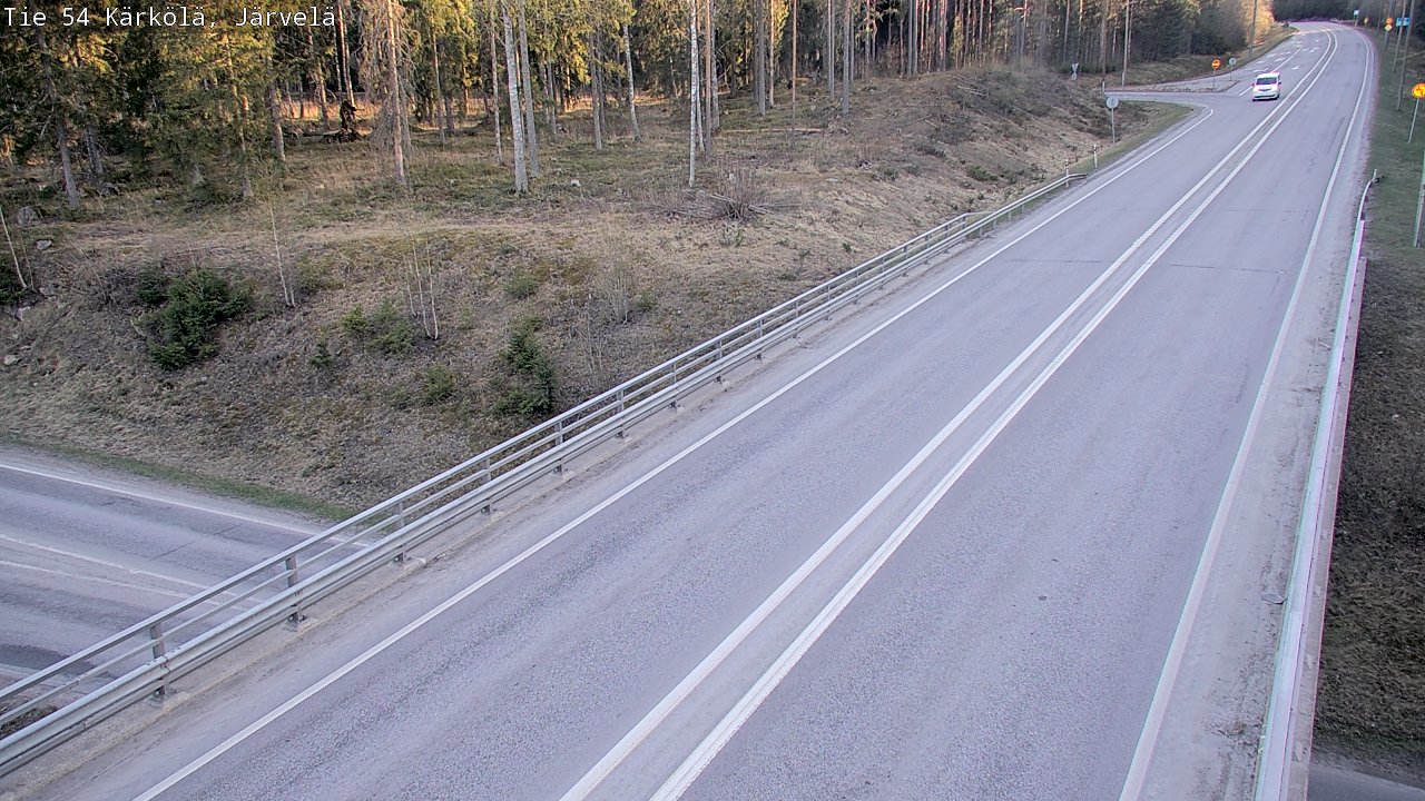 Weather Camera Image Väg 54 Kärkölä, Järvelä, Kärkölä, Päijät-Häme