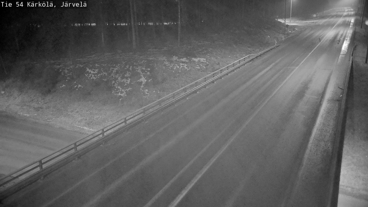 Weather Camera Image Väg 54 Kärkölä, Järvelä, Kärkölä, Päijät-Häme