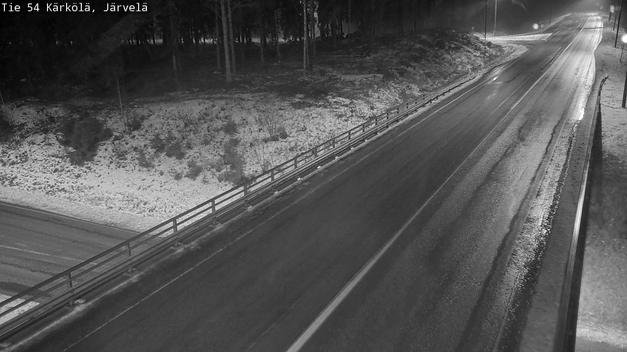 Weather Camera Image Väg 54 Kärkölä, Järvelä, Kärkölä, Päijät-Häme
