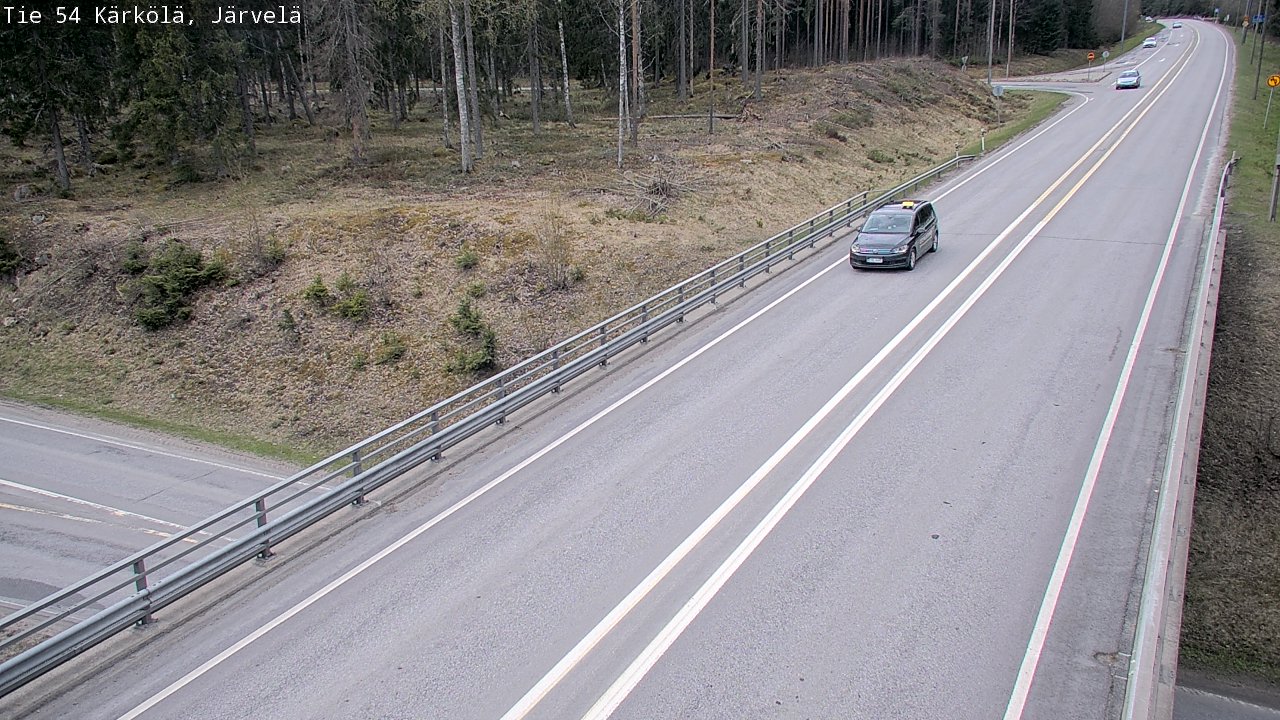 Weather Camera Image Väg 54 Kärkölä, Järvelä, Kärkölä, Päijät-Häme