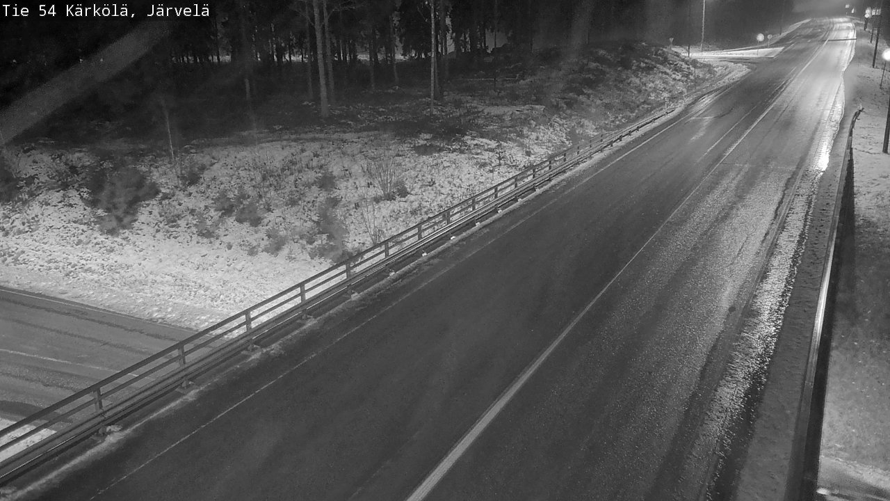 Weather Camera Image Väg 54 Kärkölä, Järvelä, Kärkölä, Päijät-Häme