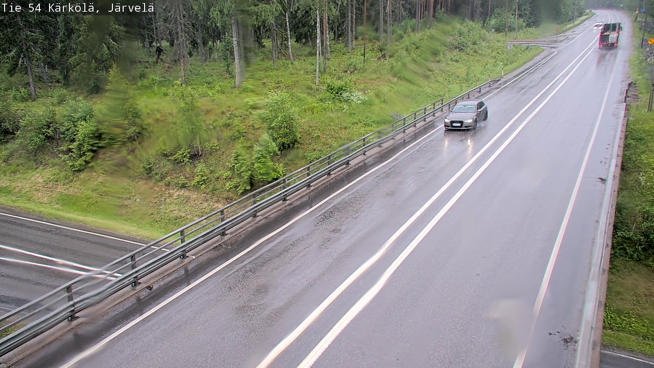 Weather Camera Image Väg 54 Kärkölä, Järvelä, Kärkölä, Päijät-Häme