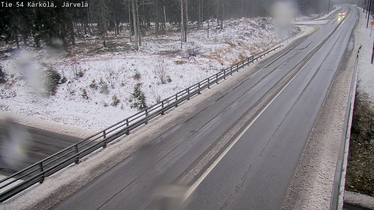 Weather Camera Image Väg 54 Kärkölä, Järvelä, Kärkölä, Päijät-Häme