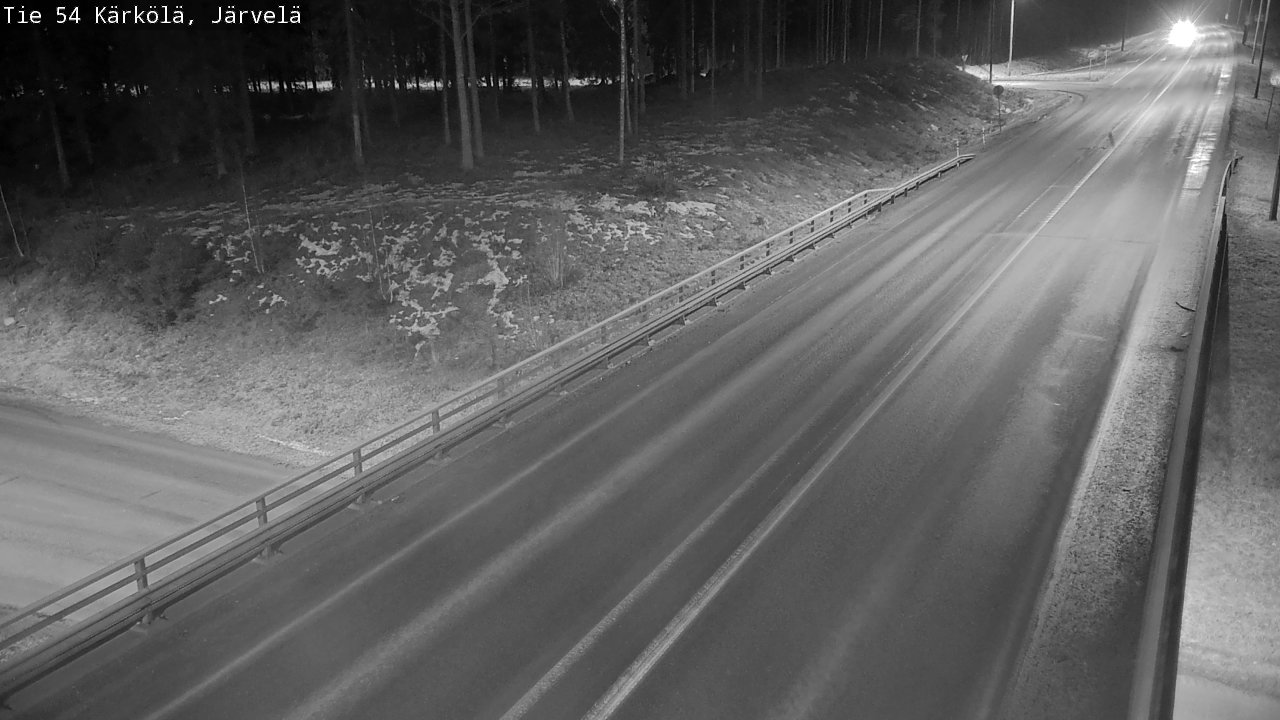 Weather Camera Image Väg 54 Kärkölä, Järvelä, Kärkölä, Päijät-Häme