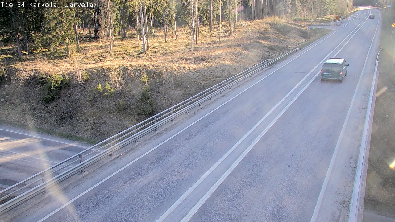 Weather Camera Image Väg 54 Kärkölä, Järvelä, Kärkölä, Päijät-Häme
