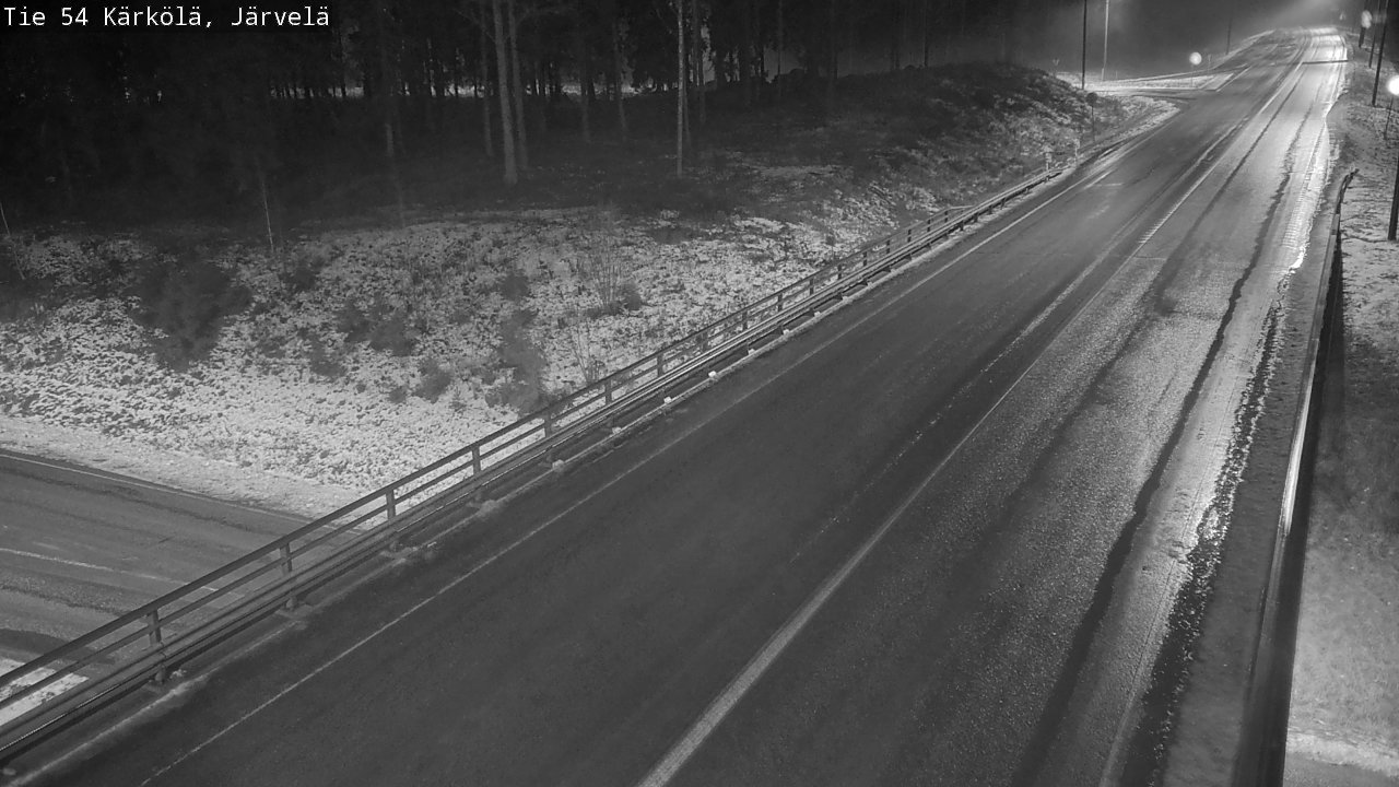Weather Camera Image Väg 54 Kärkölä, Järvelä, Kärkölä, Päijät-Häme