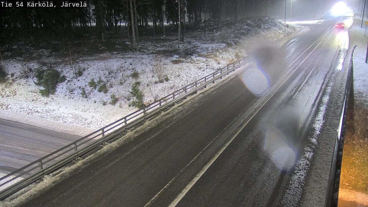 Weather Camera Image Väg 54 Kärkölä, Järvelä, Kärkölä, Päijät-Häme