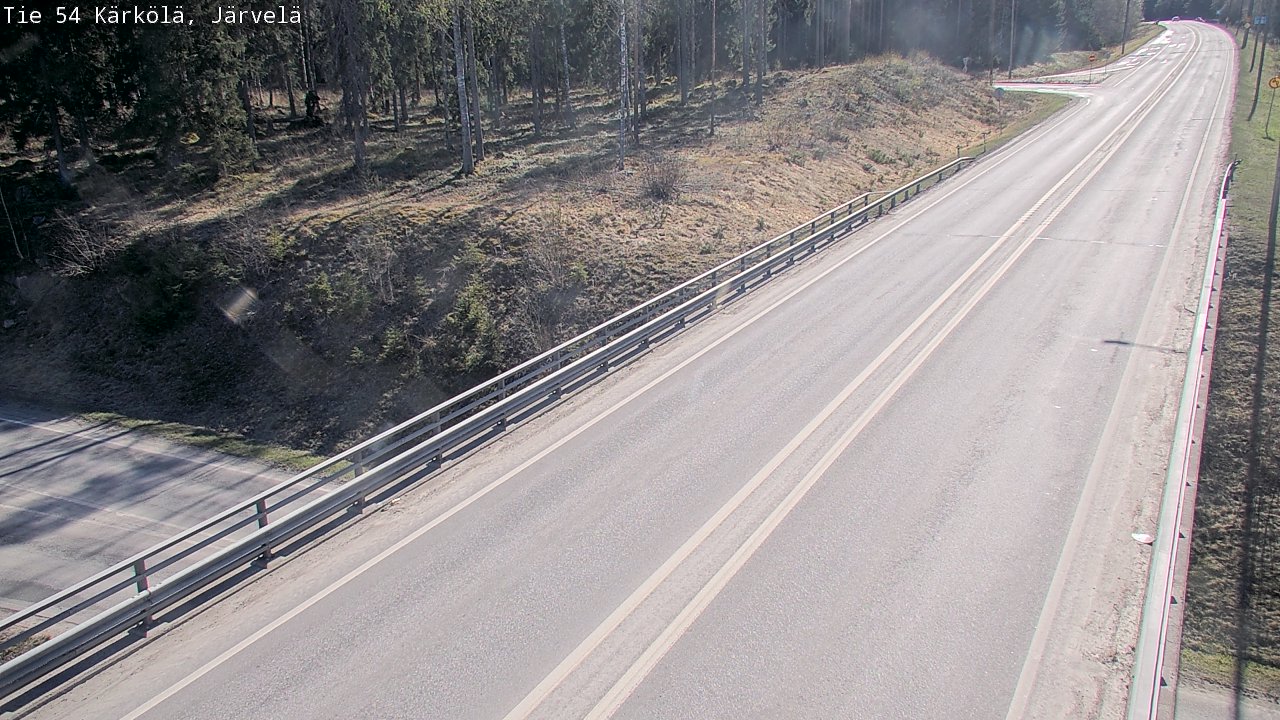 Weather Camera Image Väg 54 Kärkölä, Järvelä, Kärkölä, Päijät-Häme