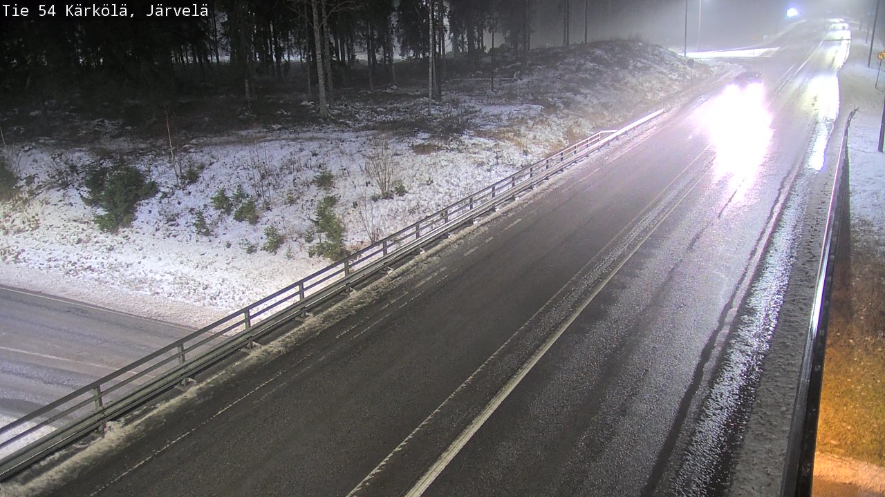 Weather Camera Image Väg 54 Kärkölä, Järvelä, Kärkölä, Päijät-Häme