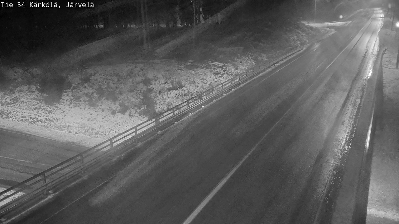 Weather Camera Image Väg 54 Kärkölä, Järvelä, Kärkölä, Päijät-Häme