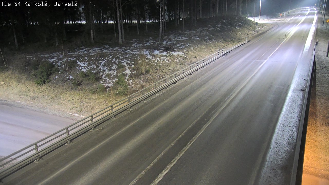 Weather Camera Image Väg 54 Kärkölä, Järvelä, Kärkölä, Päijät-Häme