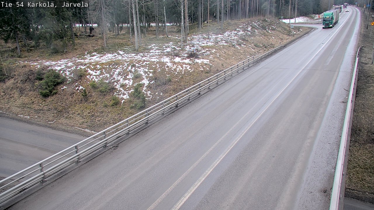 Weather Camera Image Väg 54 Kärkölä, Järvelä, Kärkölä, Päijät-Häme