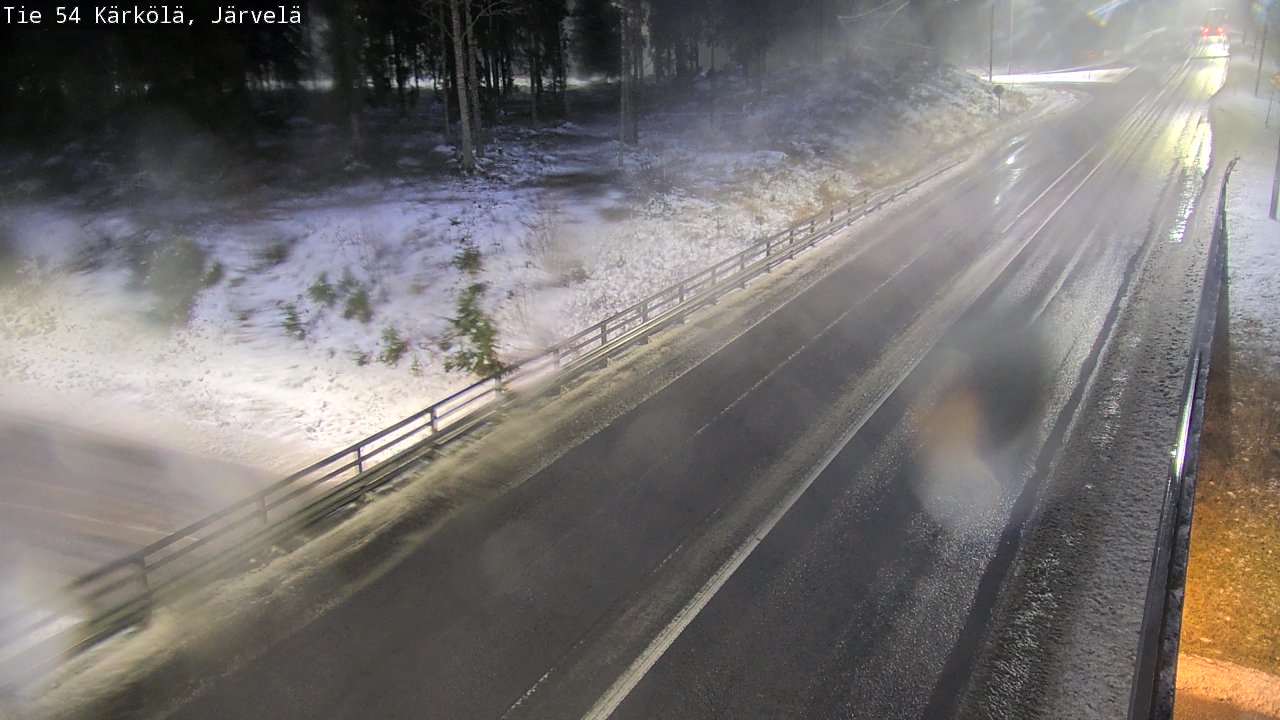 Weather Camera Image Väg 54 Kärkölä, Järvelä, Kärkölä, Päijät-Häme