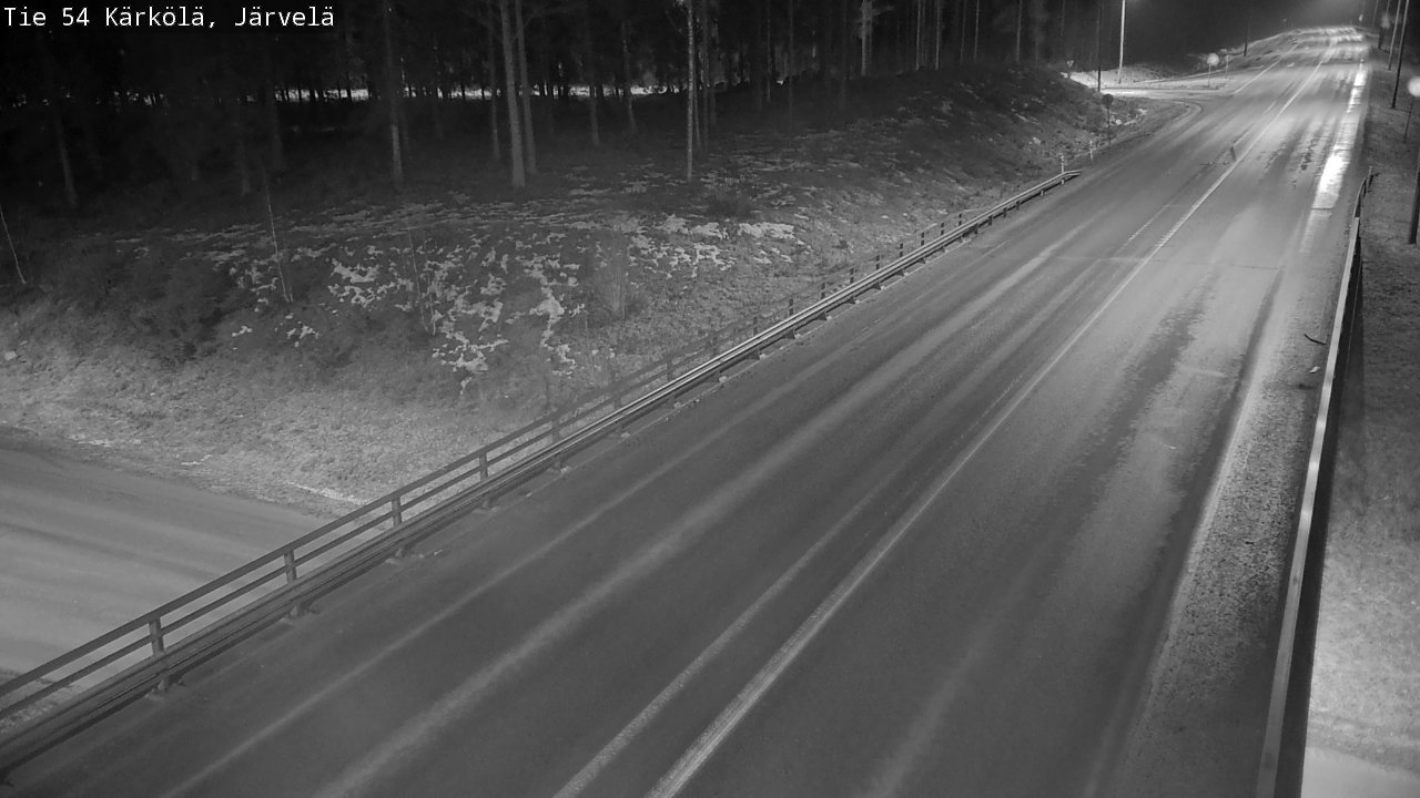 Weather Camera Image Väg 54 Kärkölä, Järvelä, Kärkölä, Päijät-Häme