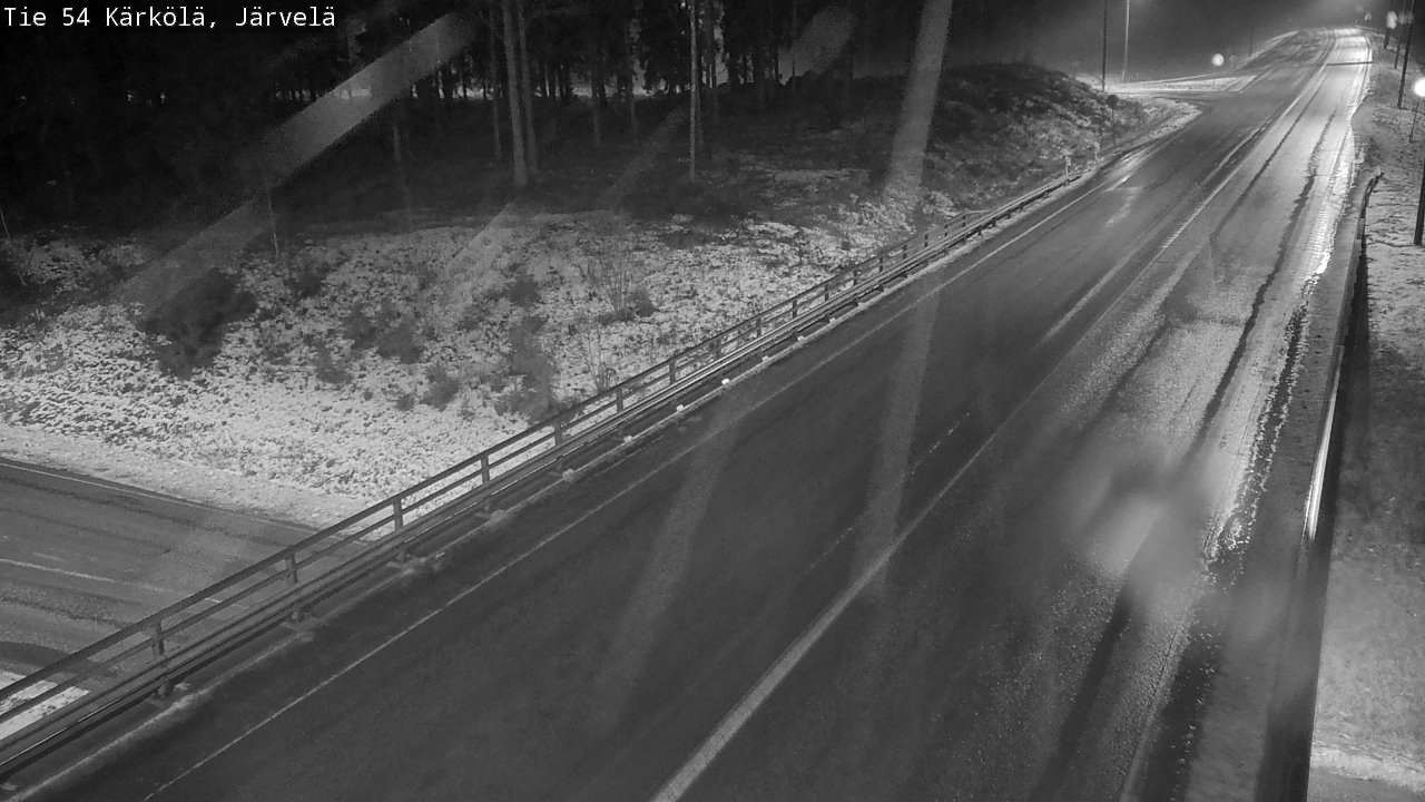 Weather Camera Image Väg 54 Kärkölä, Järvelä, Kärkölä, Päijät-Häme