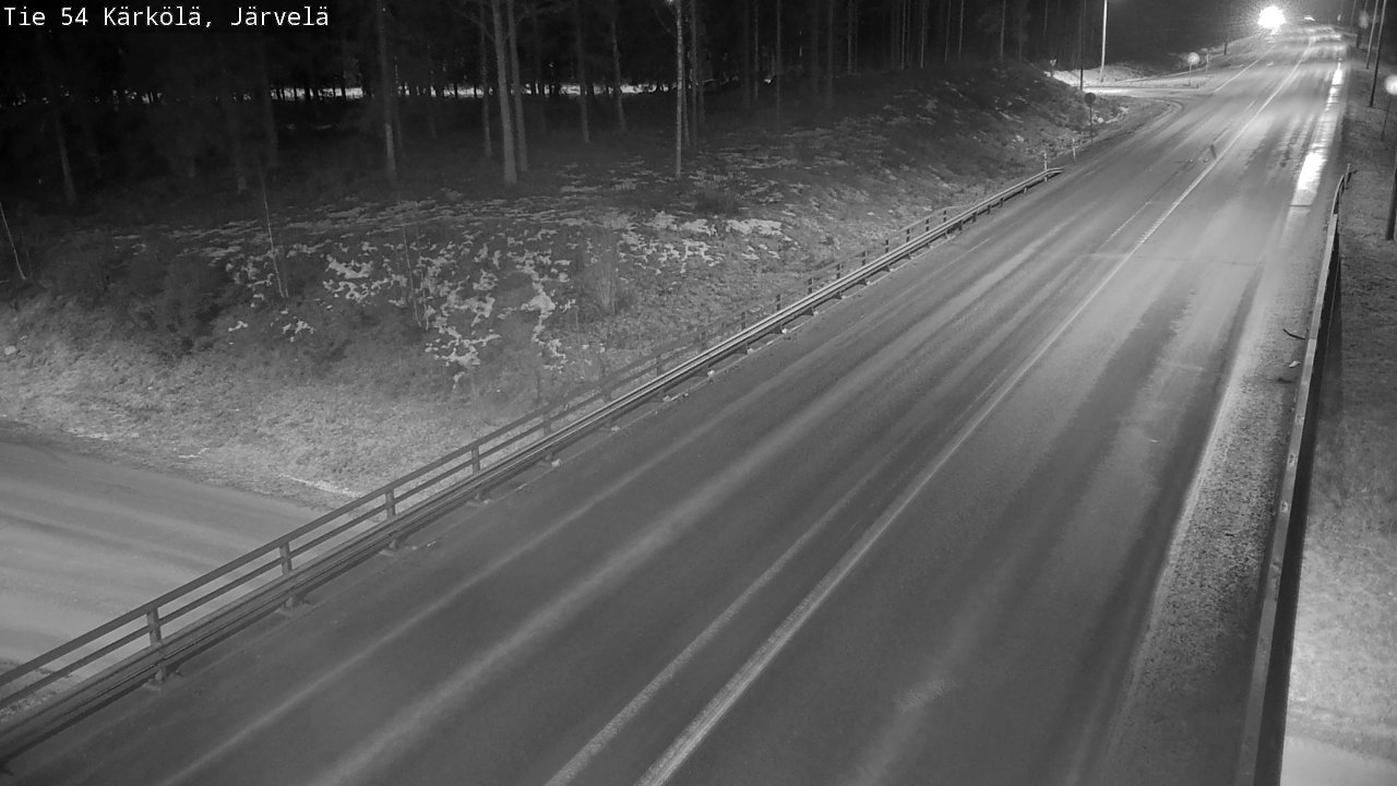Weather Camera Image Väg 54 Kärkölä, Järvelä, Kärkölä, Päijät-Häme