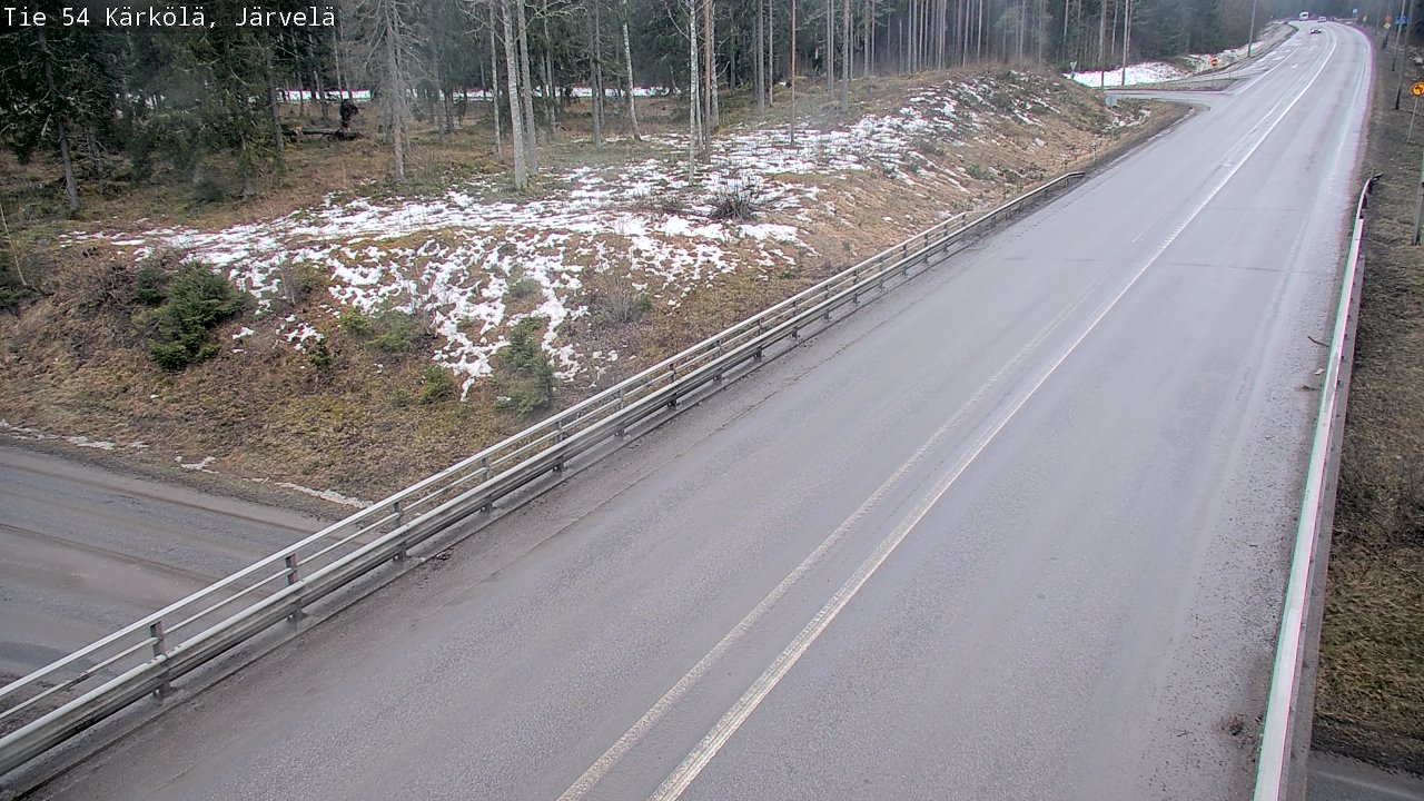 Weather Camera Image Road 54 Kärkölä, Järvelä, Kärkölä, Päijät-Häme