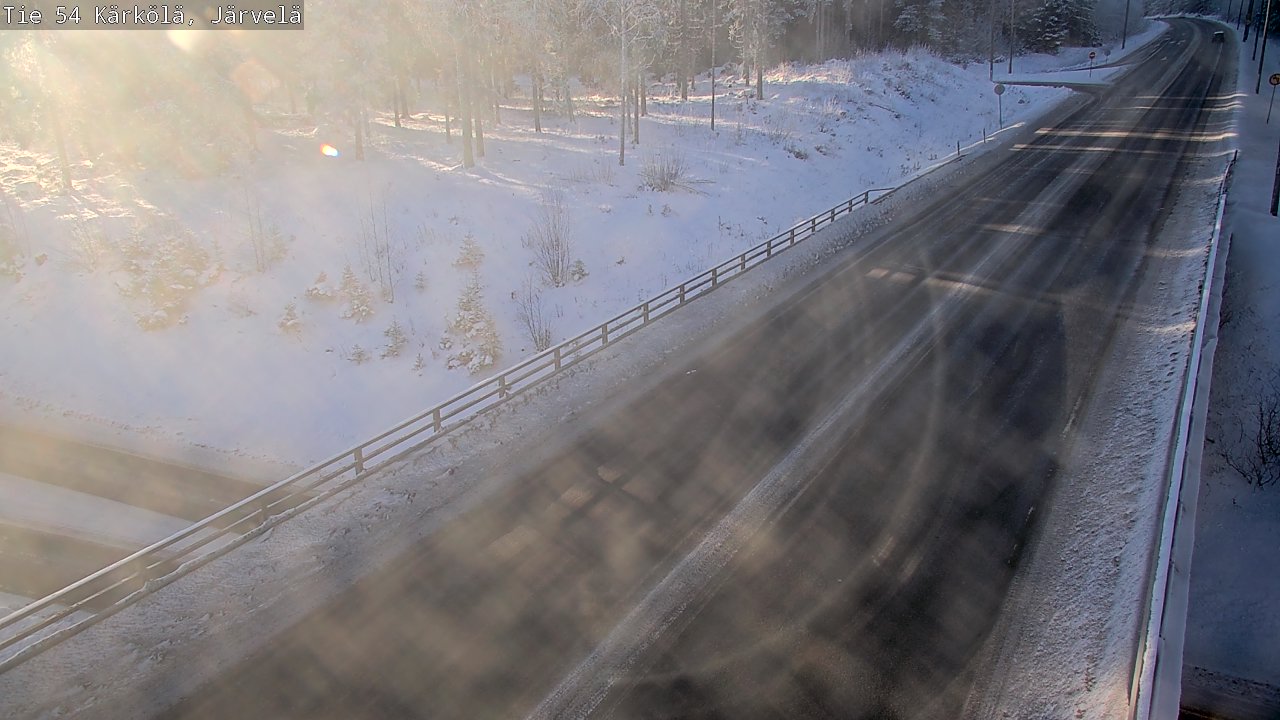 Weather Camera Image Road 54 Kärkölä, Järvelä, Kärkölä, Päijät-Häme