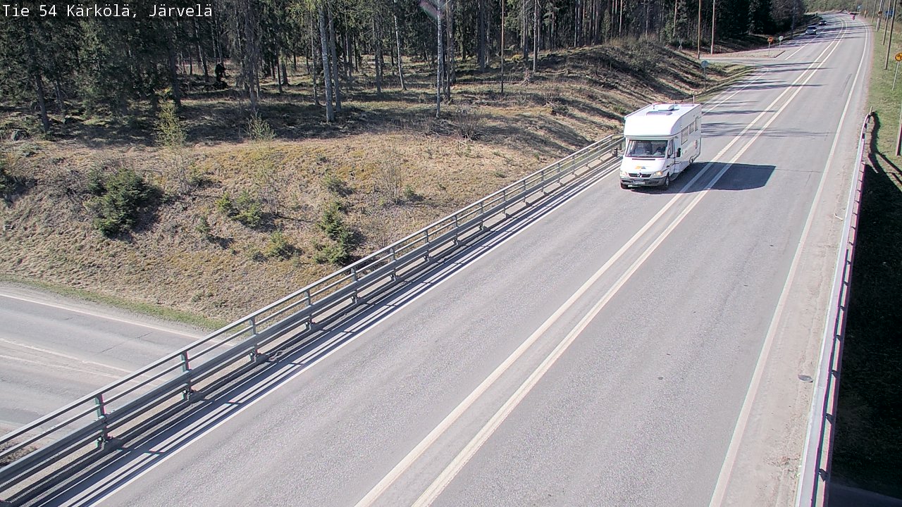Weather Camera Image Road 54 Kärkölä, Järvelä, Kärkölä, Päijät-Häme