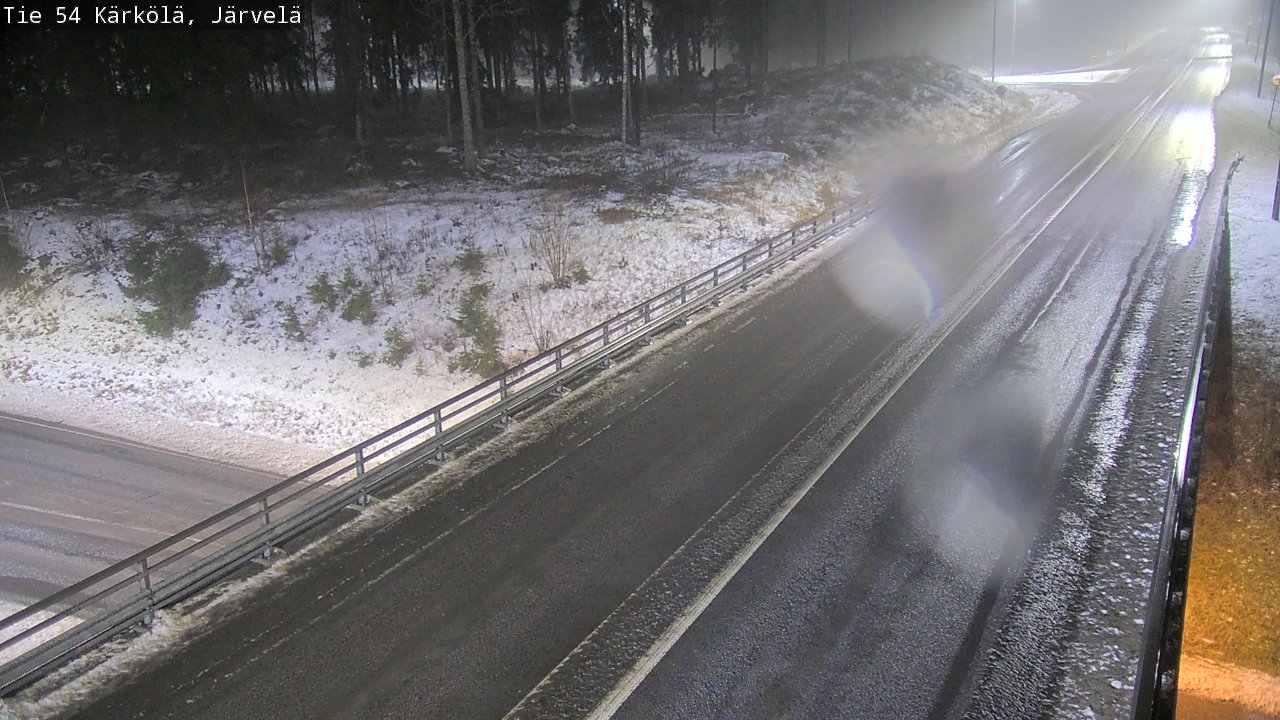Weather Camera Image Väg 54 Kärkölä, Järvelä, Kärkölä, Päijät-Häme