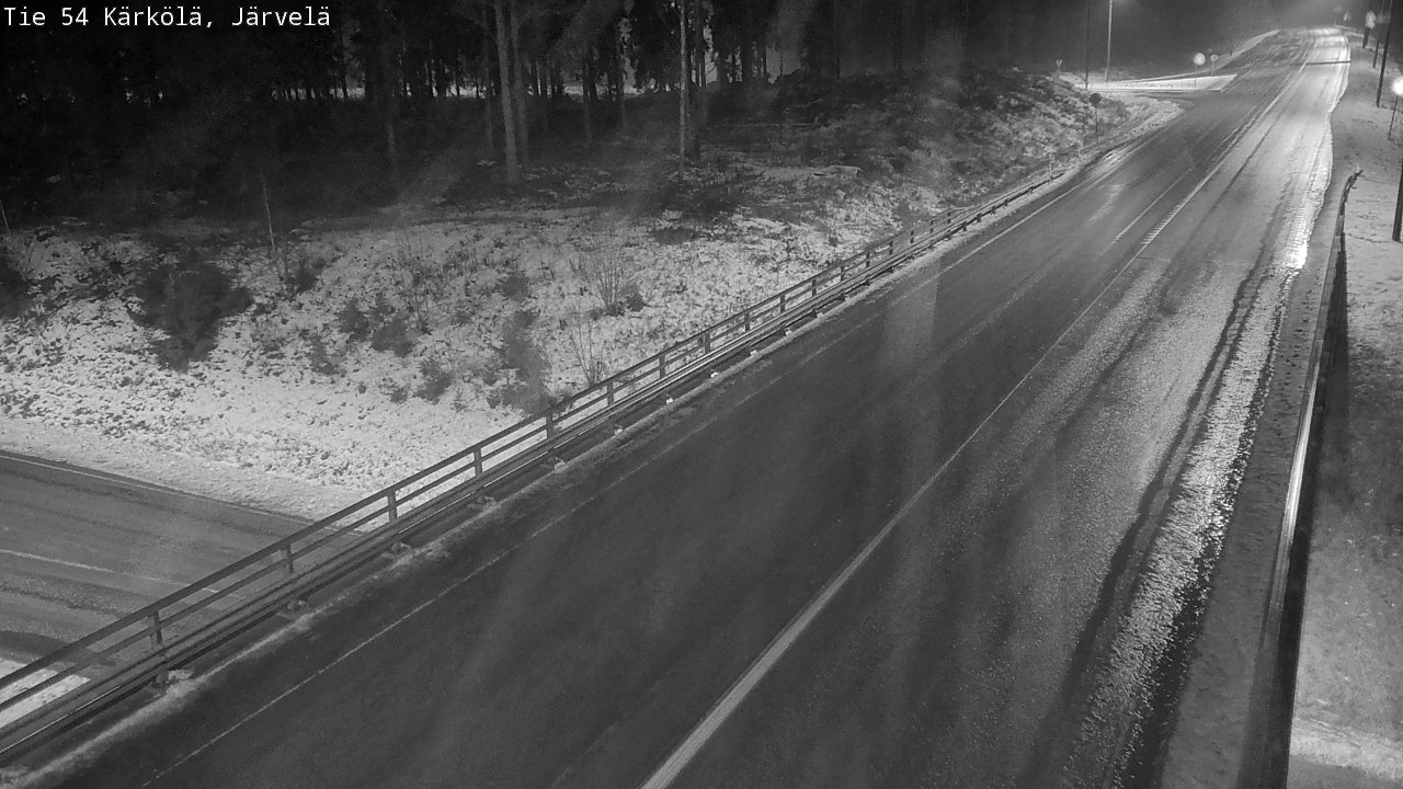 Weather Camera Image Väg 54 Kärkölä, Järvelä, Kärkölä, Päijät-Häme