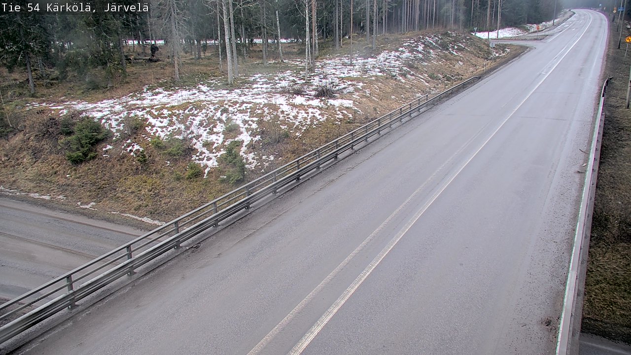 Weather Camera Image Road 54 Kärkölä, Järvelä, Kärkölä, Päijät-Häme