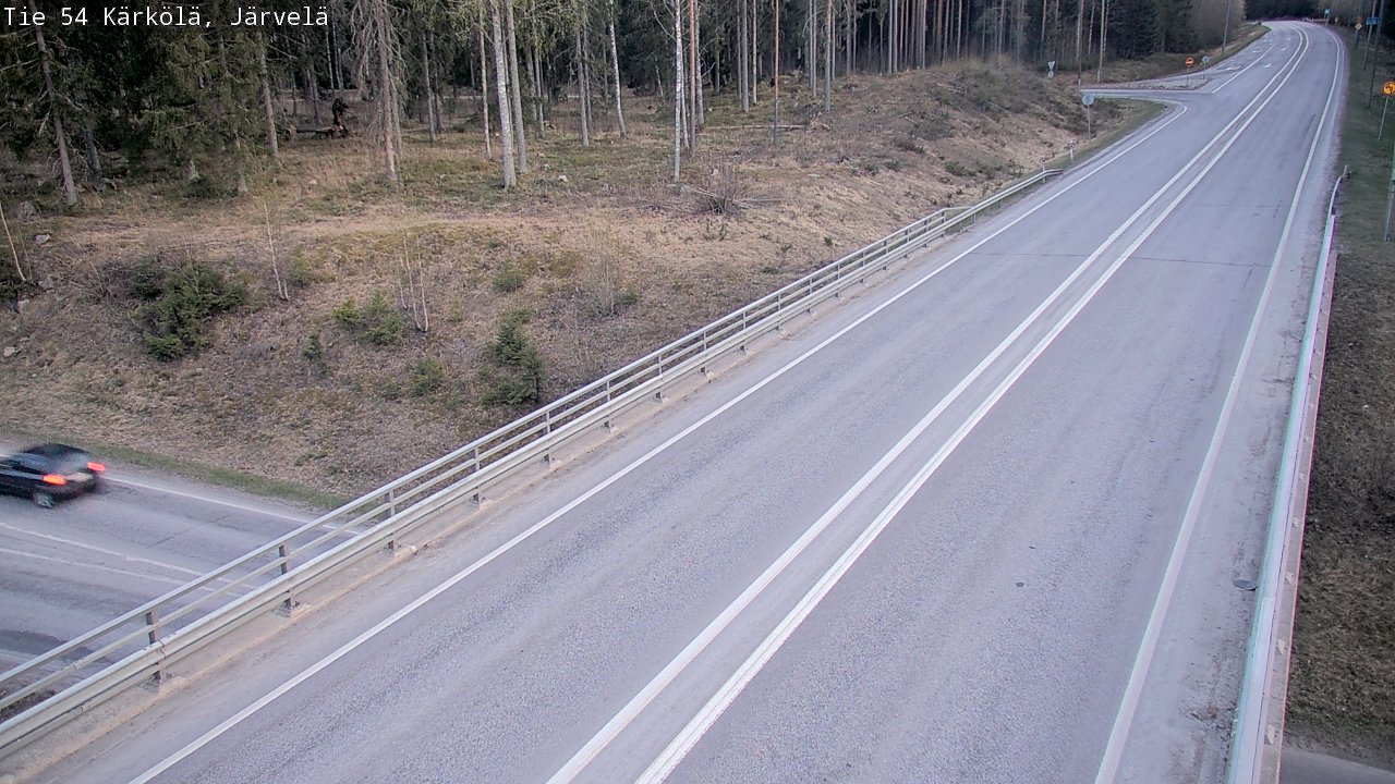 Weather Camera Image Väg 54 Kärkölä, Järvelä, Kärkölä, Päijät-Häme