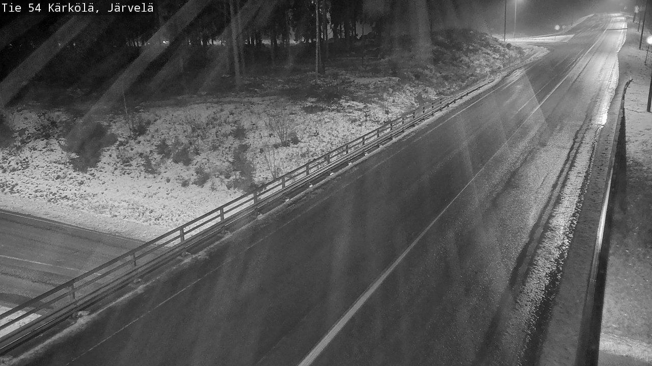 Weather Camera Image Väg 54 Kärkölä, Järvelä, Kärkölä, Päijät-Häme