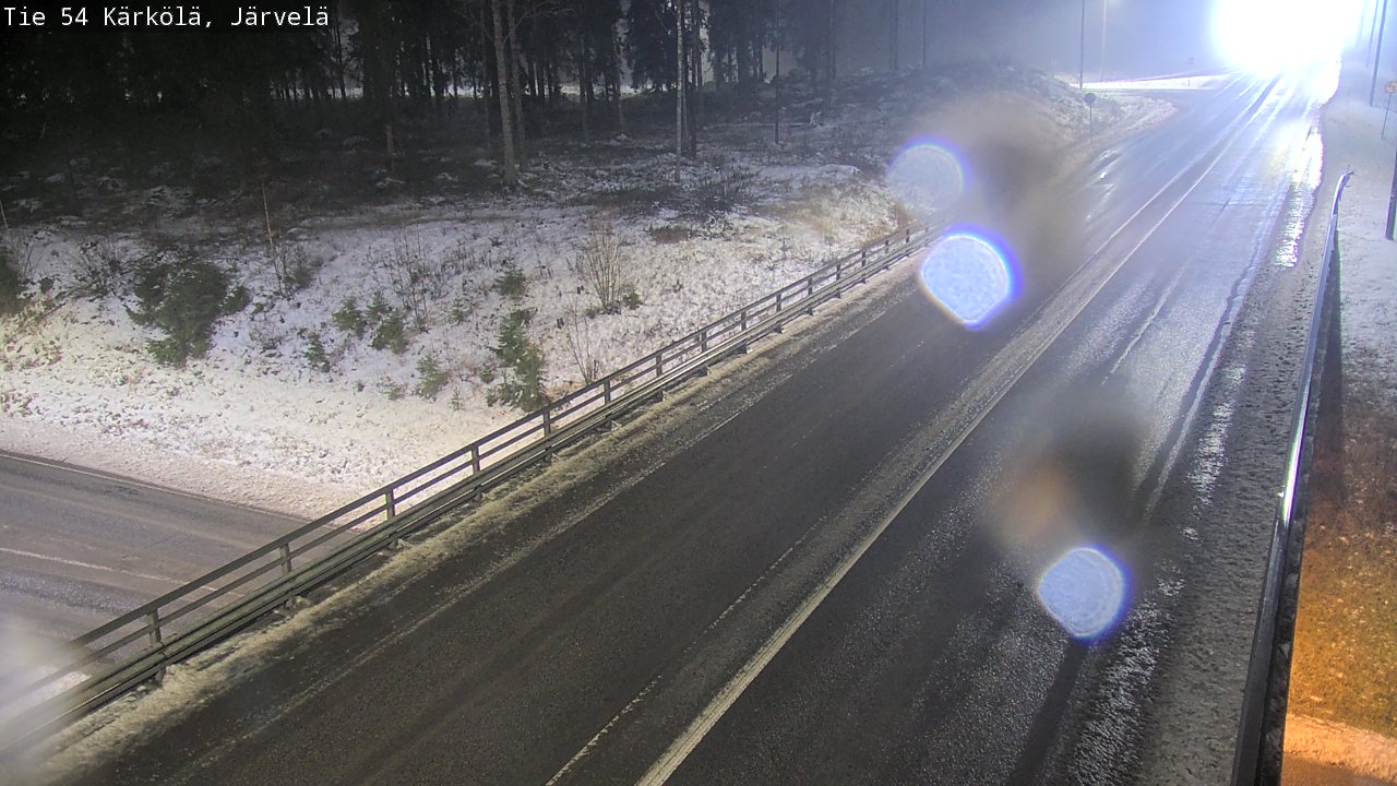 Weather Camera Image Väg 54 Kärkölä, Järvelä, Kärkölä, Päijät-Häme