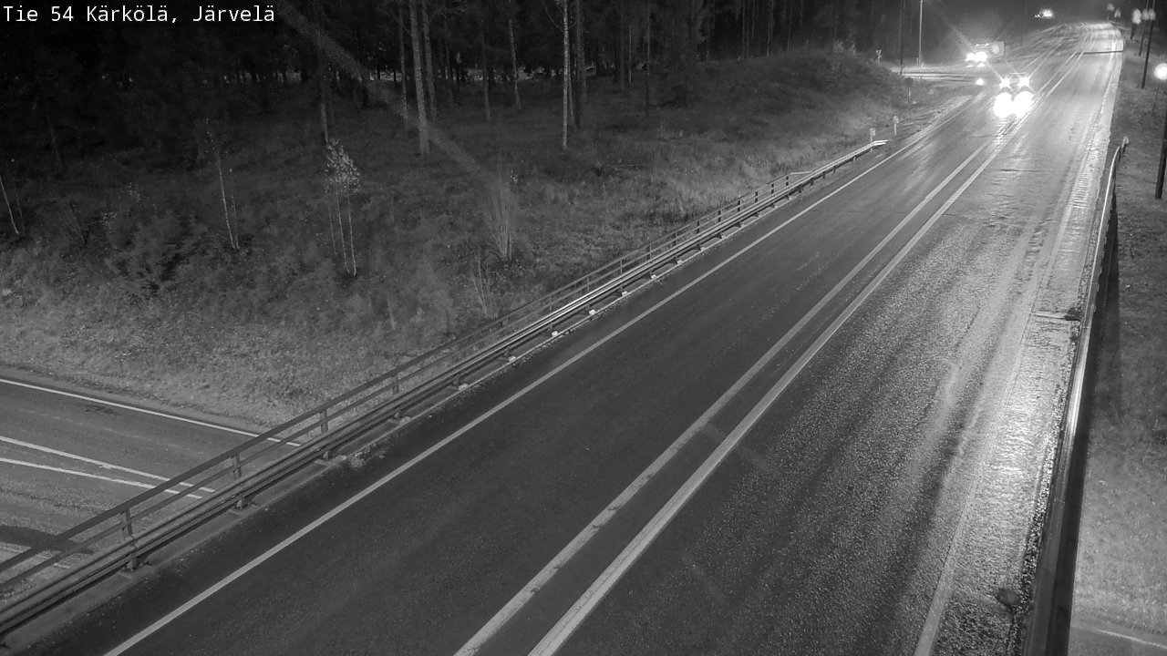 Weather Camera Image Väg 54 Kärkölä, Järvelä, Kärkölä, Päijät-Häme