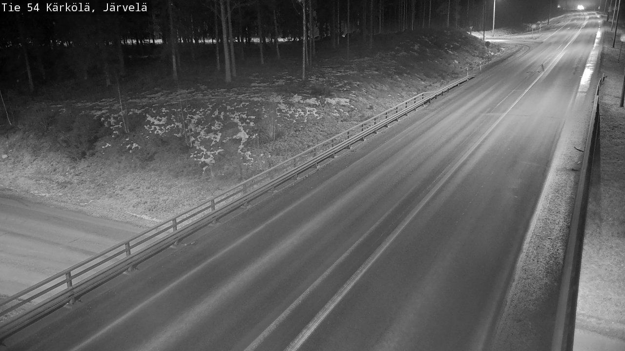 Weather Camera Image Väg 54 Kärkölä, Järvelä, Kärkölä, Päijät-Häme