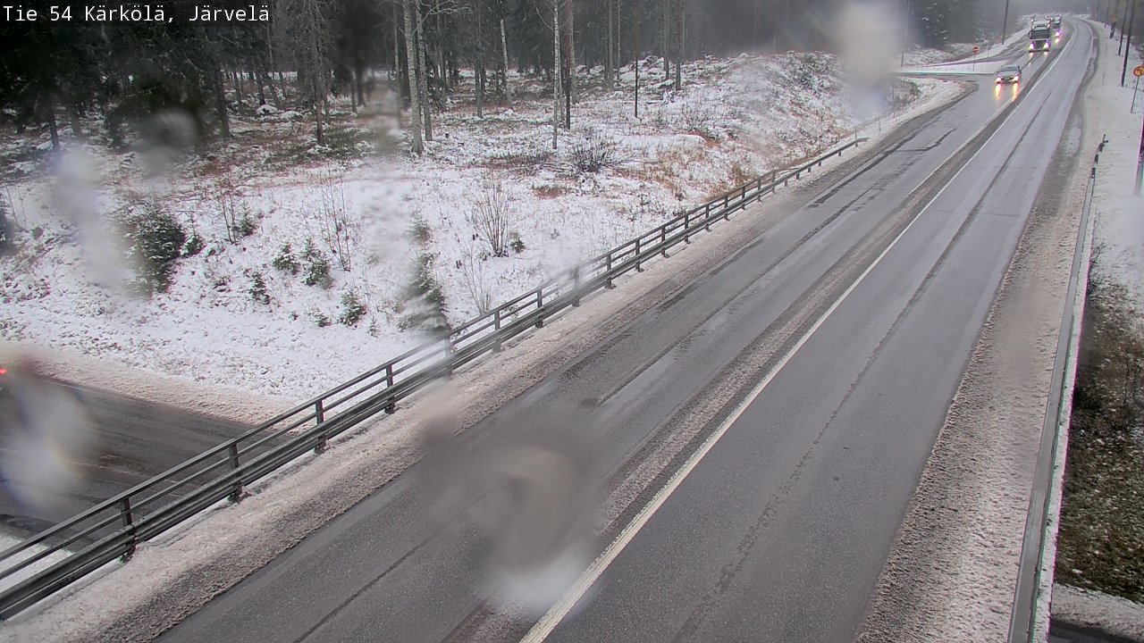 Weather Camera Image Väg 54 Kärkölä, Järvelä, Kärkölä, Päijät-Häme