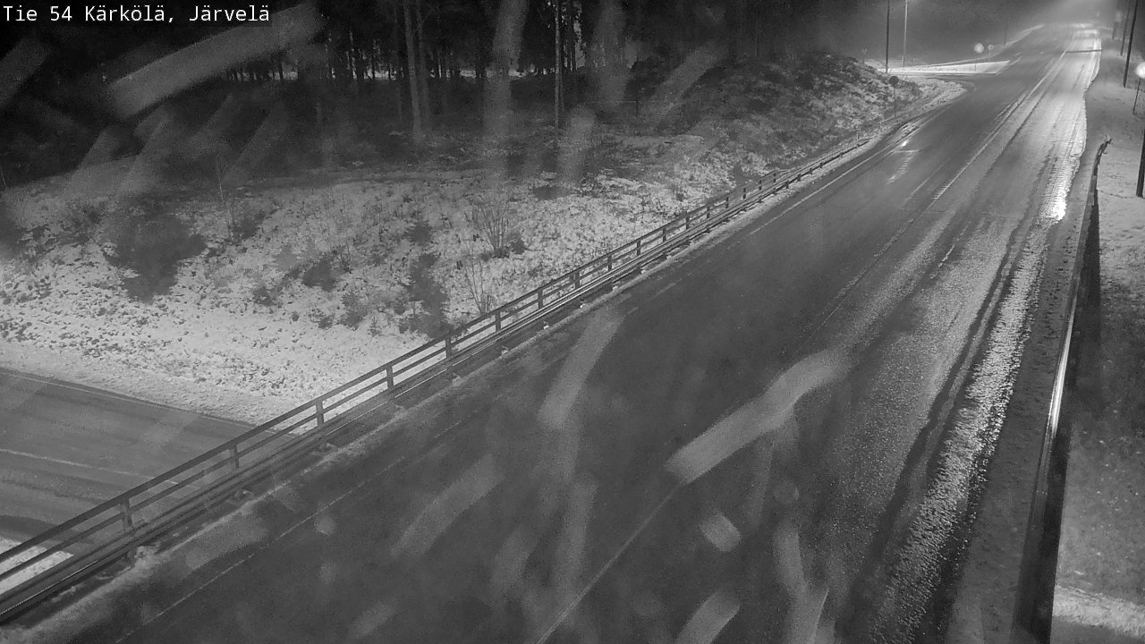 Weather Camera Image Väg 54 Kärkölä, Järvelä, Kärkölä, Päijät-Häme
