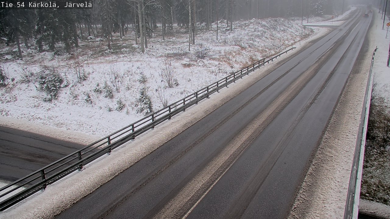 Weather Camera Image Väg 54 Kärkölä, Järvelä, Kärkölä, Päijät-Häme