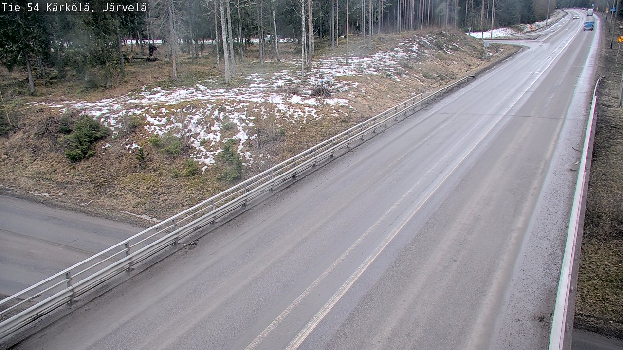 Weather Camera Image Väg 54 Kärkölä, Järvelä, Kärkölä, Päijät-Häme