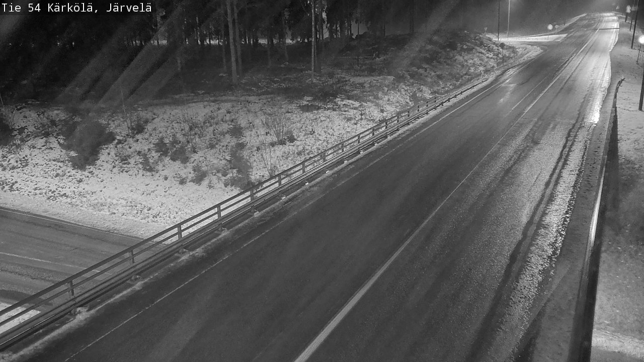 Weather Camera Image Väg 54 Kärkölä, Järvelä, Kärkölä, Päijät-Häme