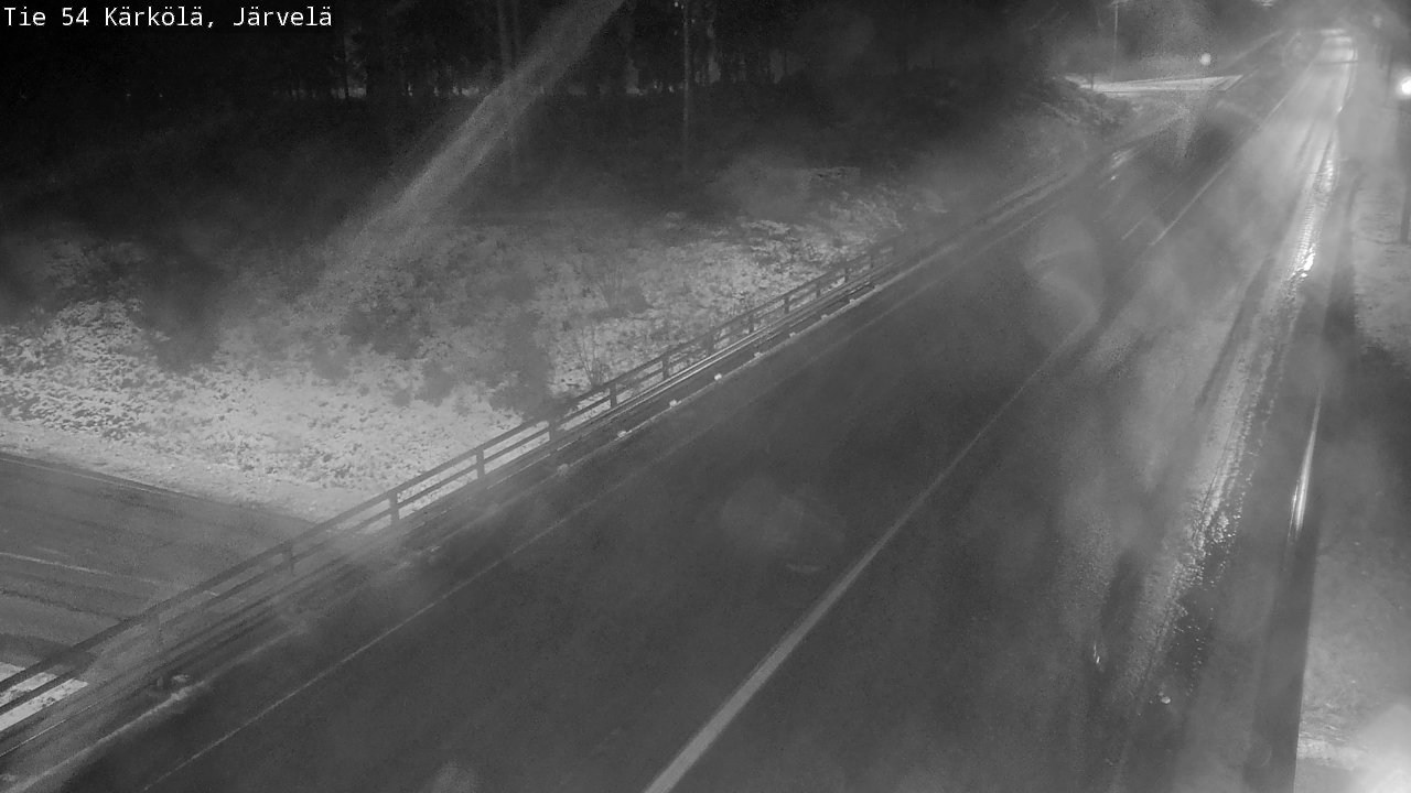 Weather Camera Image Väg 54 Kärkölä, Järvelä, Kärkölä, Päijät-Häme