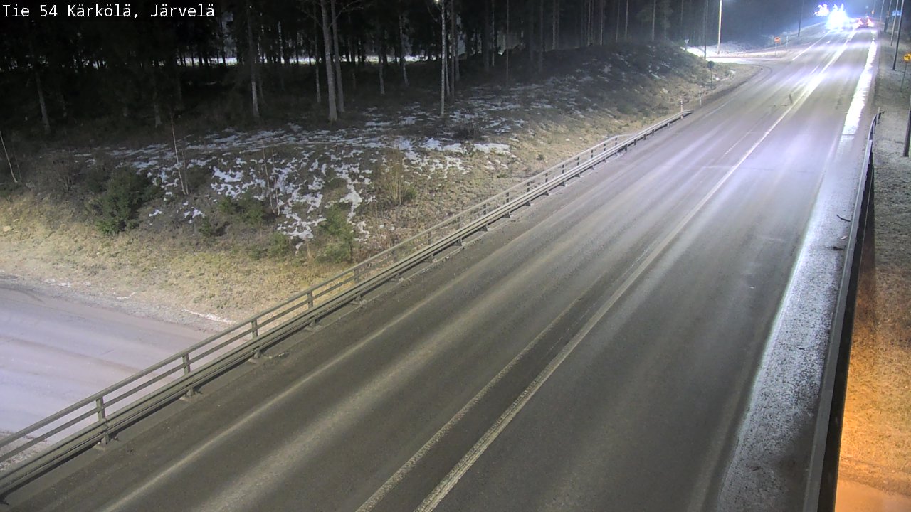 Weather Camera Image Väg 54 Kärkölä, Järvelä, Kärkölä, Päijät-Häme
