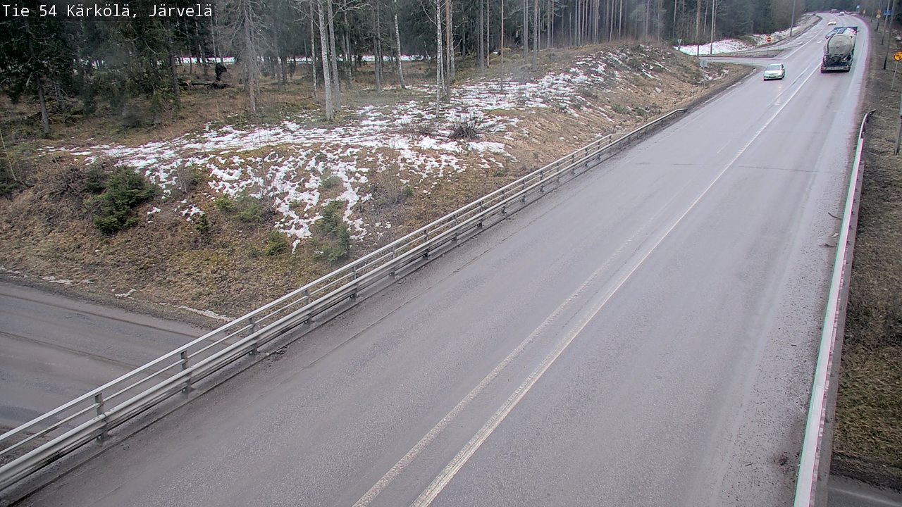 Weather Camera Image Väg 54 Kärkölä, Järvelä, Kärkölä, Päijät-Häme
