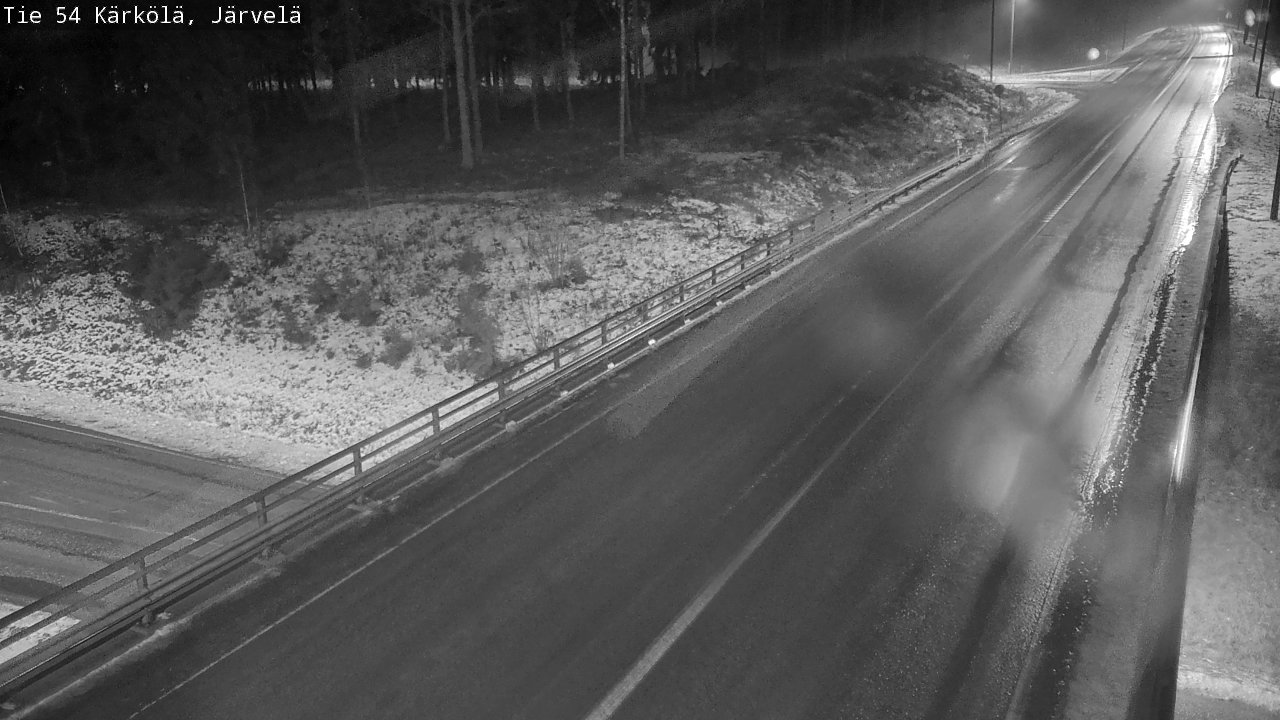 Weather Camera Image Väg 54 Kärkölä, Järvelä, Kärkölä, Päijät-Häme